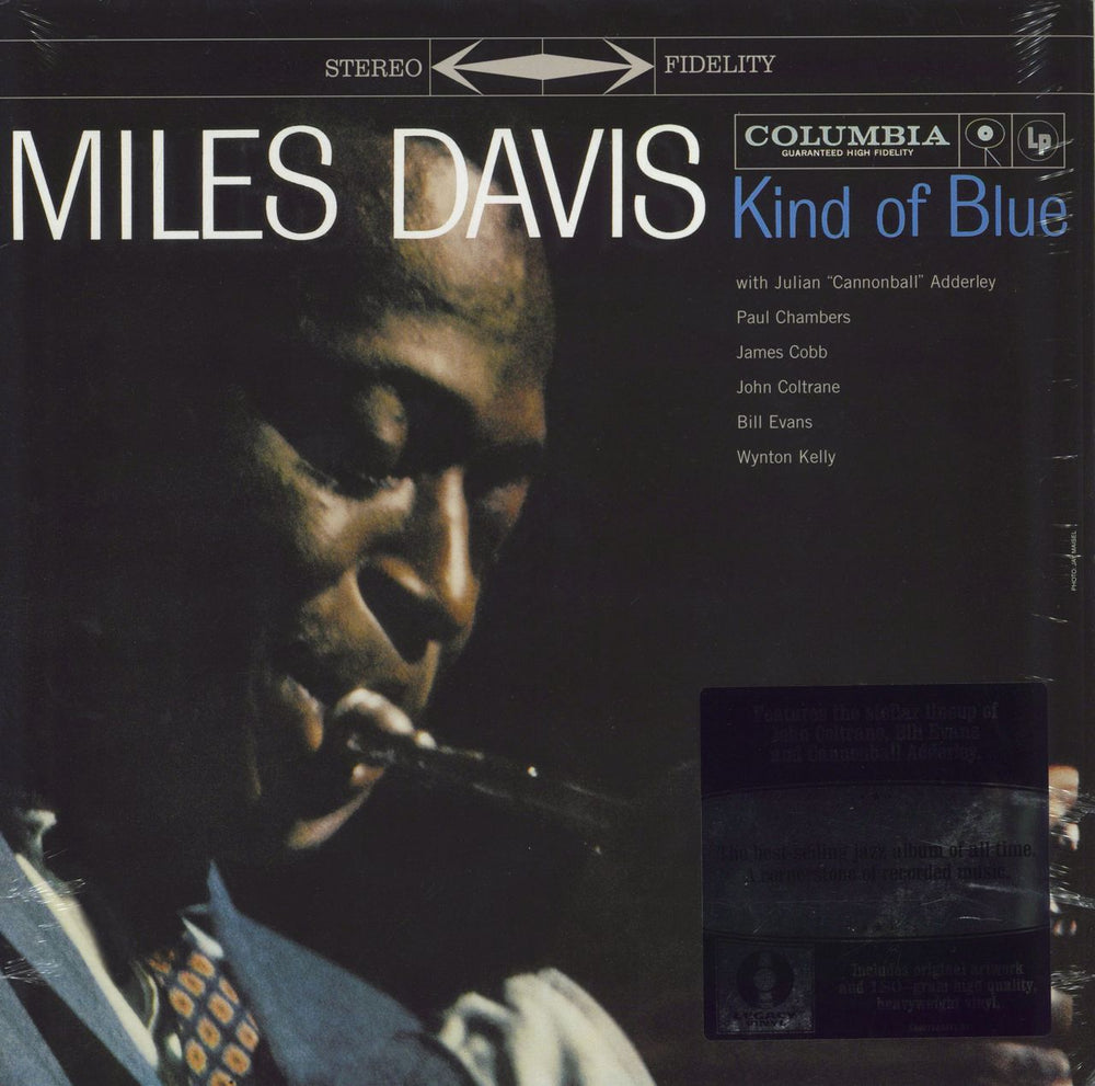 Miles Davis Kind Of Blue - 180gm - Sealed US vinyl LP album (LP record) 88697680571