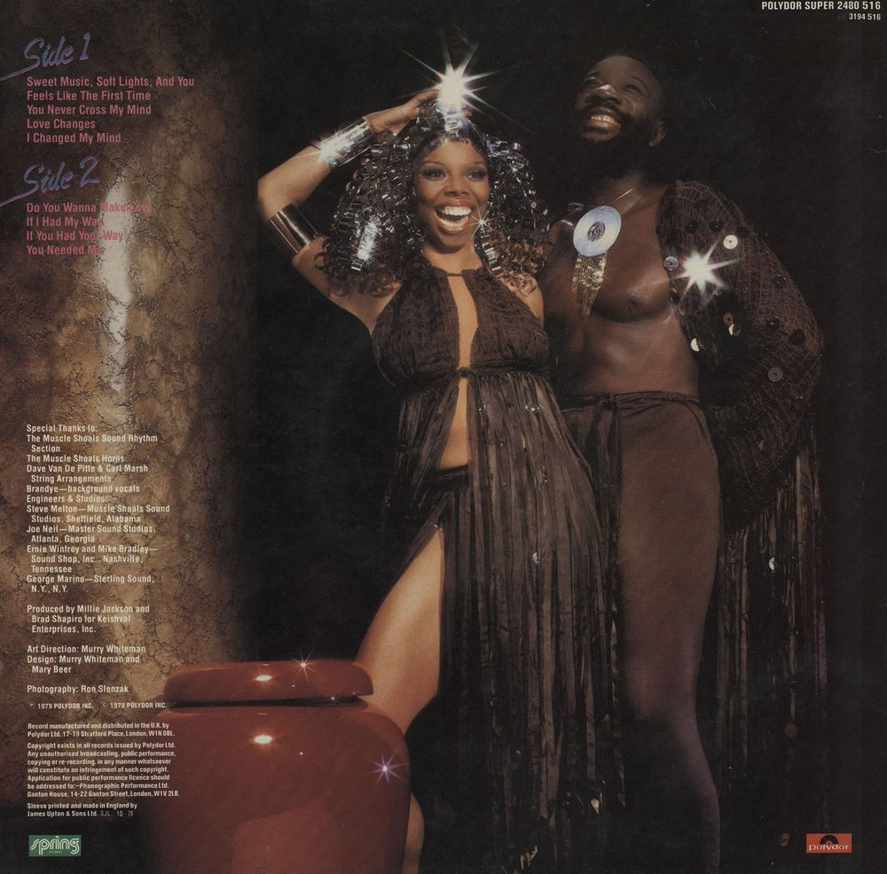 Millie Jackson Royal Rappin's UK vinyl LP album (LP record)