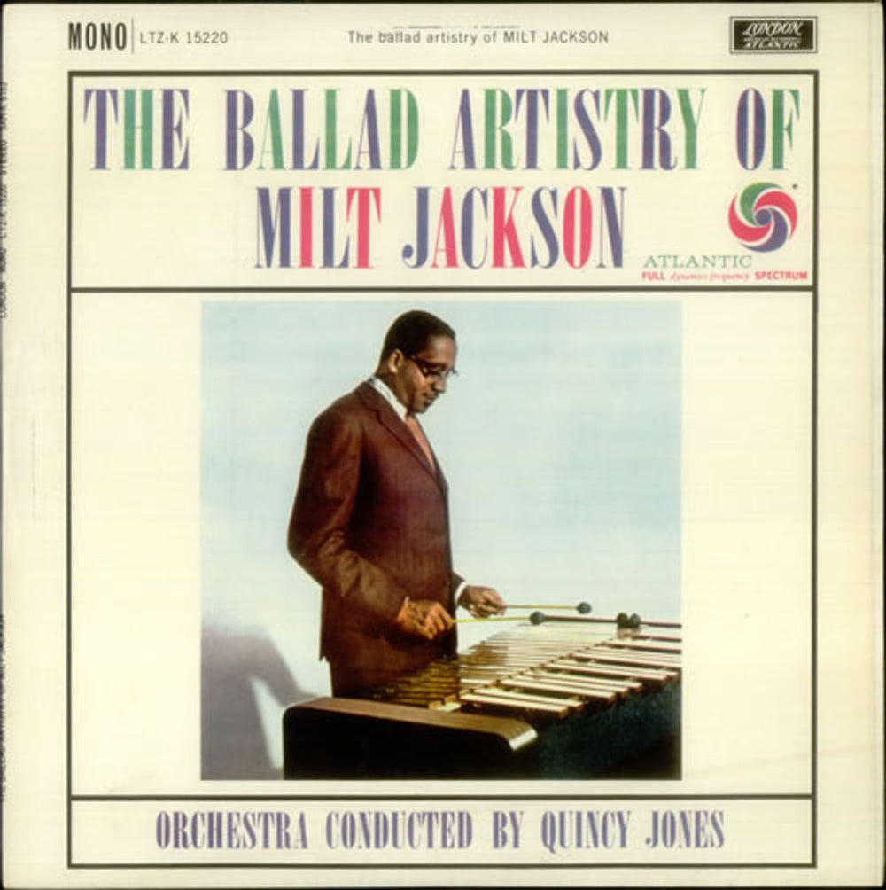 Milt Jackson The Ballad Artistry Of Milt Jackson UK vinyl LP album (LP record) LTZ-K15220