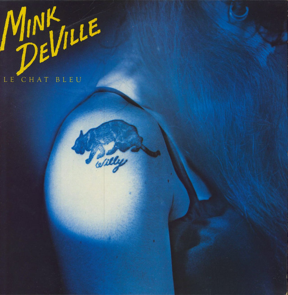 Mink DeVille Le Chat Bleu UK vinyl LP album (LP record) E-ST25390