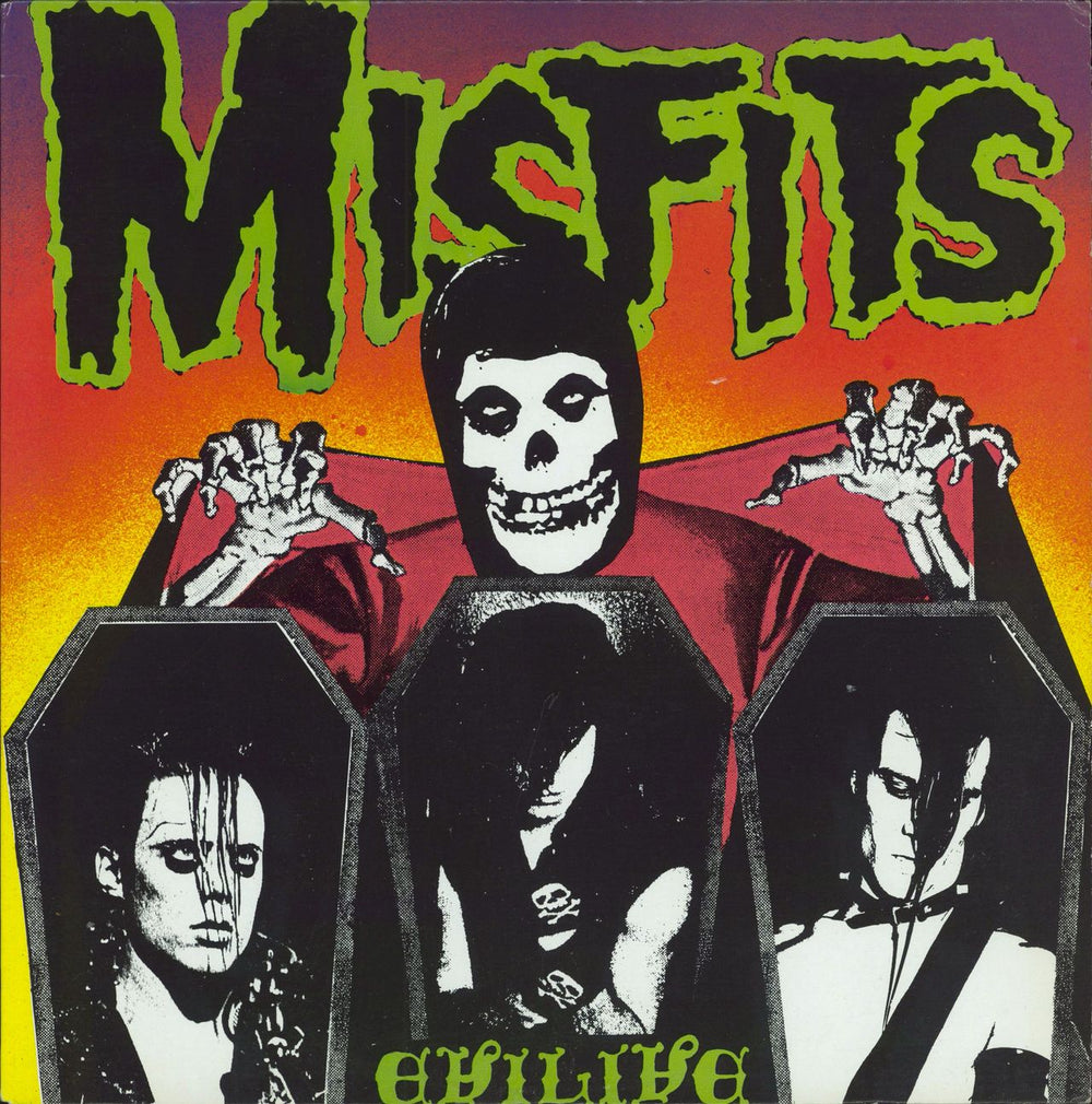 Misfits Evilive - EX US vinyl LP album (LP record) PL9-08