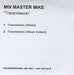 Mix Master Mike Tranzmission UK Promo CD-R acetate CD-R ACETATE