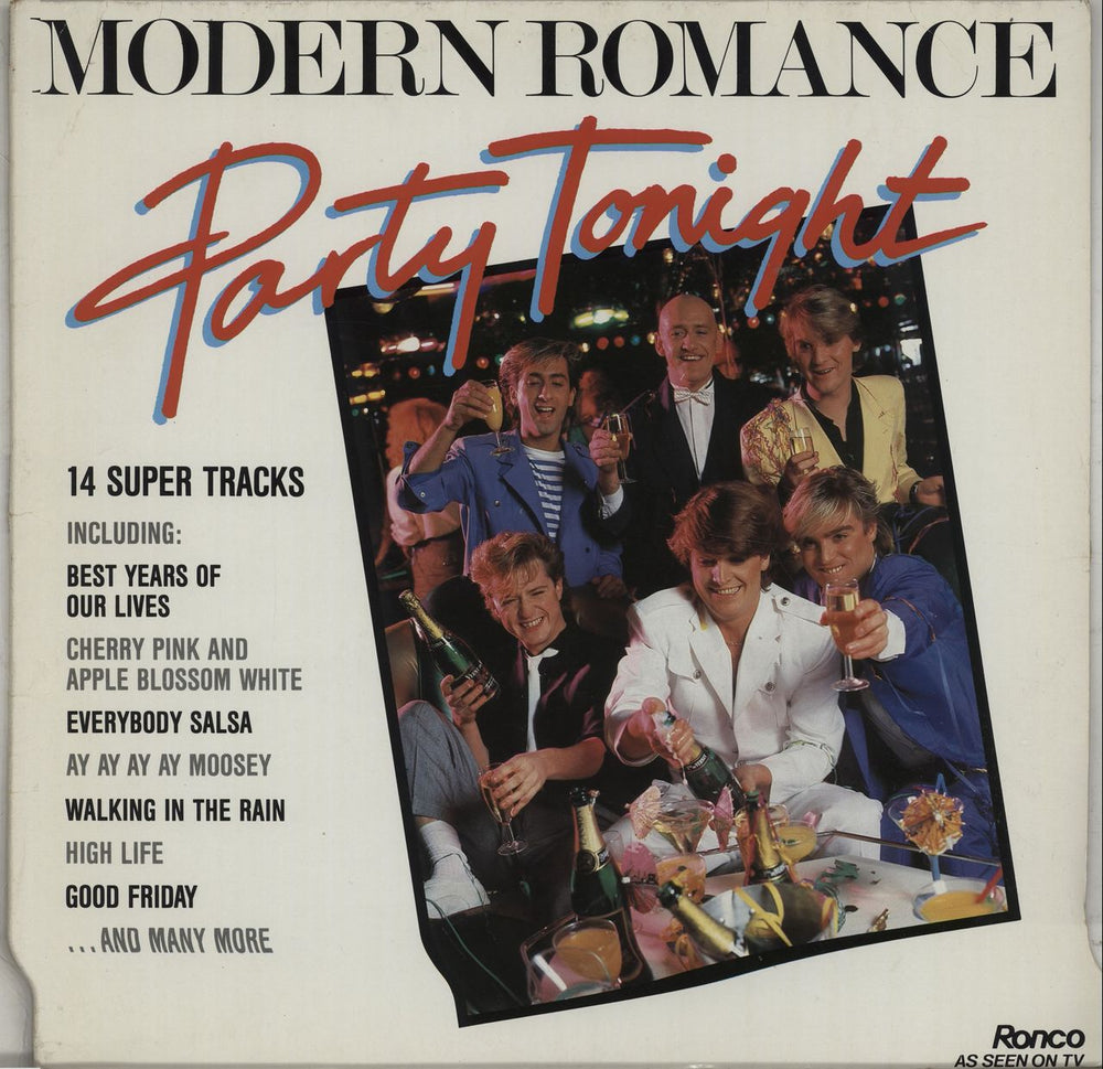 Modern Romance Party Tonight UK vinyl LP album (LP record) RONLP3