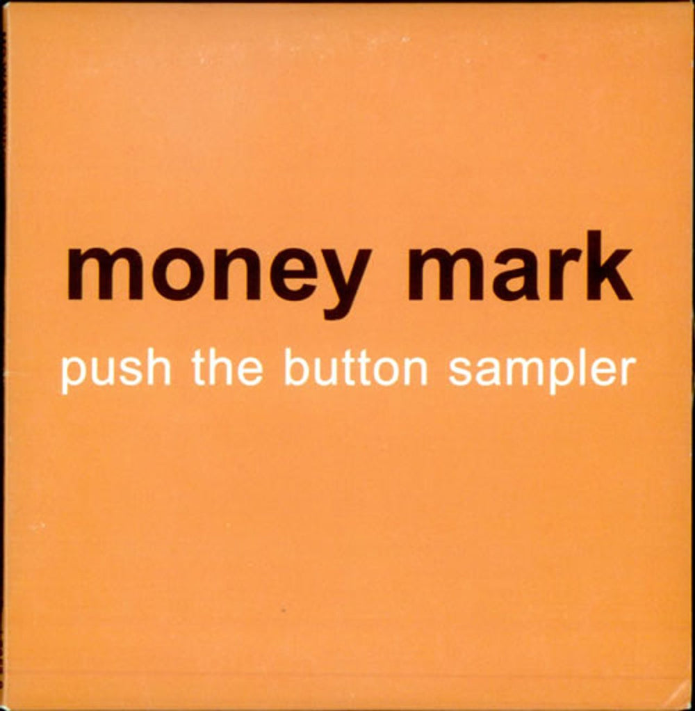 Money Mark Push The Button Sampler US Promo CD single (CD5 / 5") PRCD7857-2