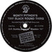 Monty Python Monty Python's Tiny Black Round Thing UK 7" vinyl single (7 inch record / 45) SO1259