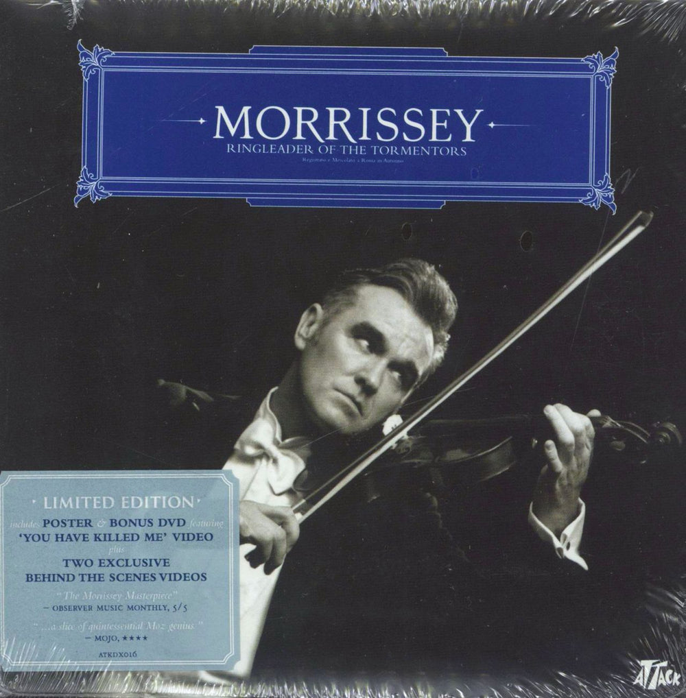 Morrissey Ringleader Of The Tormentors - Sealed UK 2-disc CD/DVD set ATKDX016