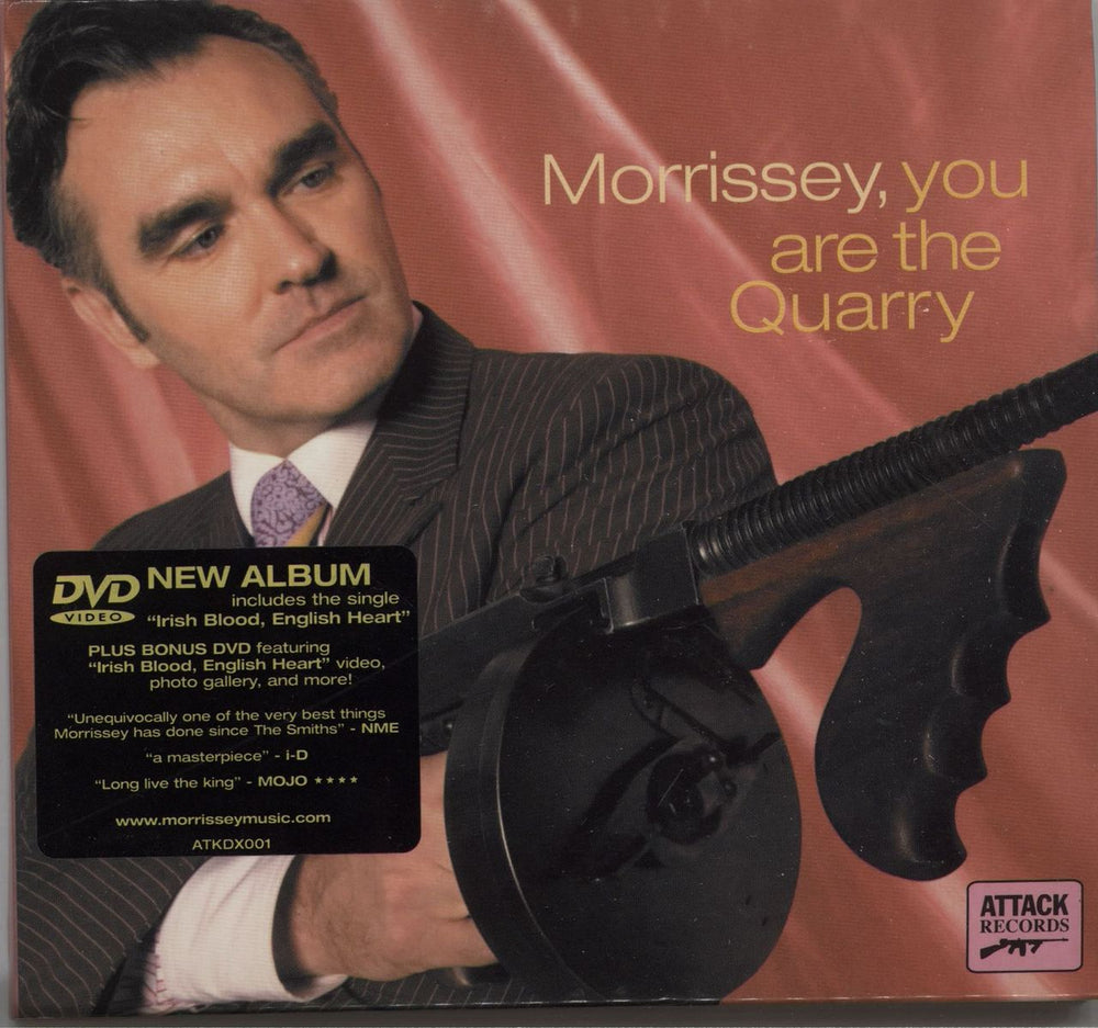 Morrissey You Are The Quarry UK 2-disc CD/DVD set ATKDX001