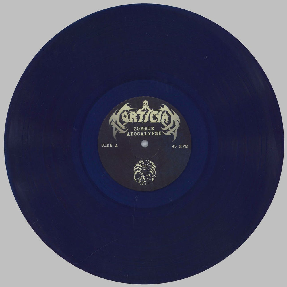 Mortician Zombie Apocalypse - Sea Blue vinyl US vinyl LP album (LP record) Q1ZLPZO822686
