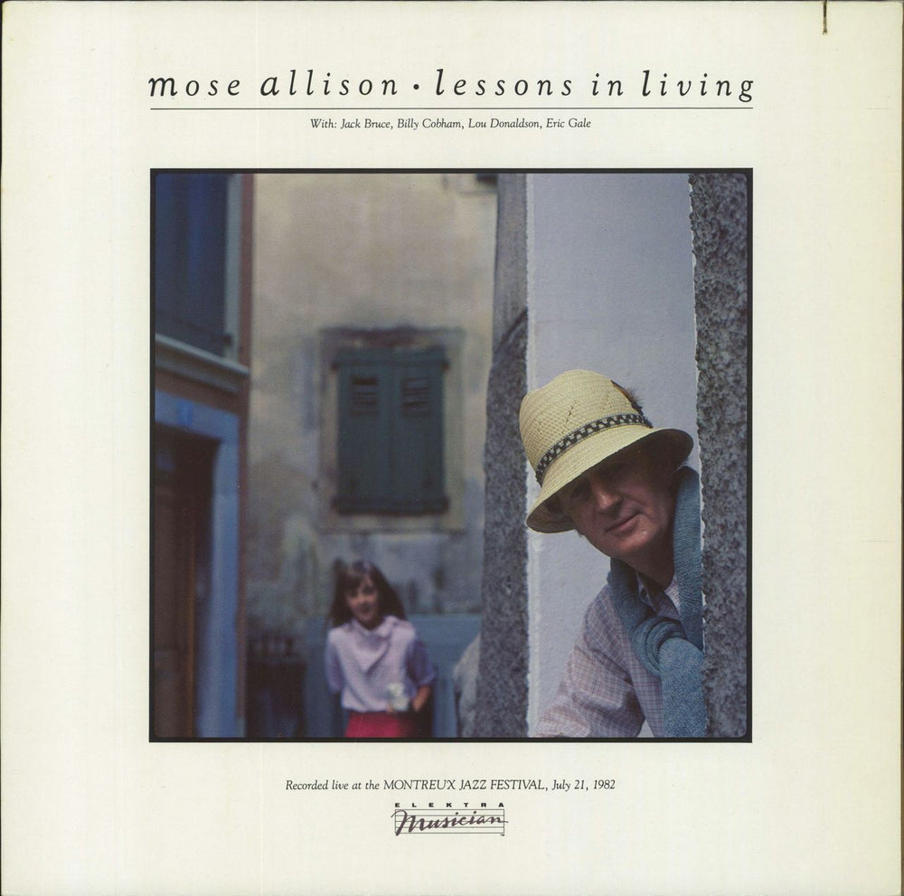 Mose Allison Lessons In Living German vinyl LP album (LP record) 96-0237-1