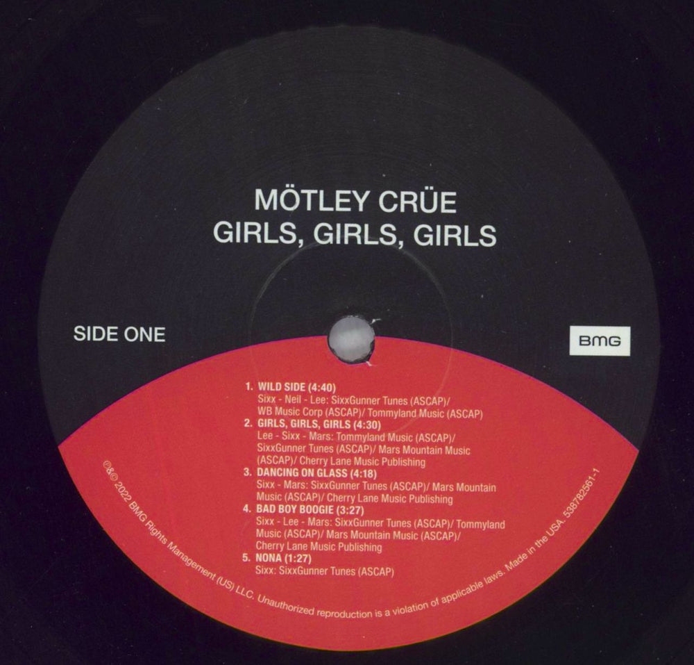 Motley Crue Girls Girls Girls - 40th Anniversary Remaster US vinyl LP album (LP record) CRULPGI822246