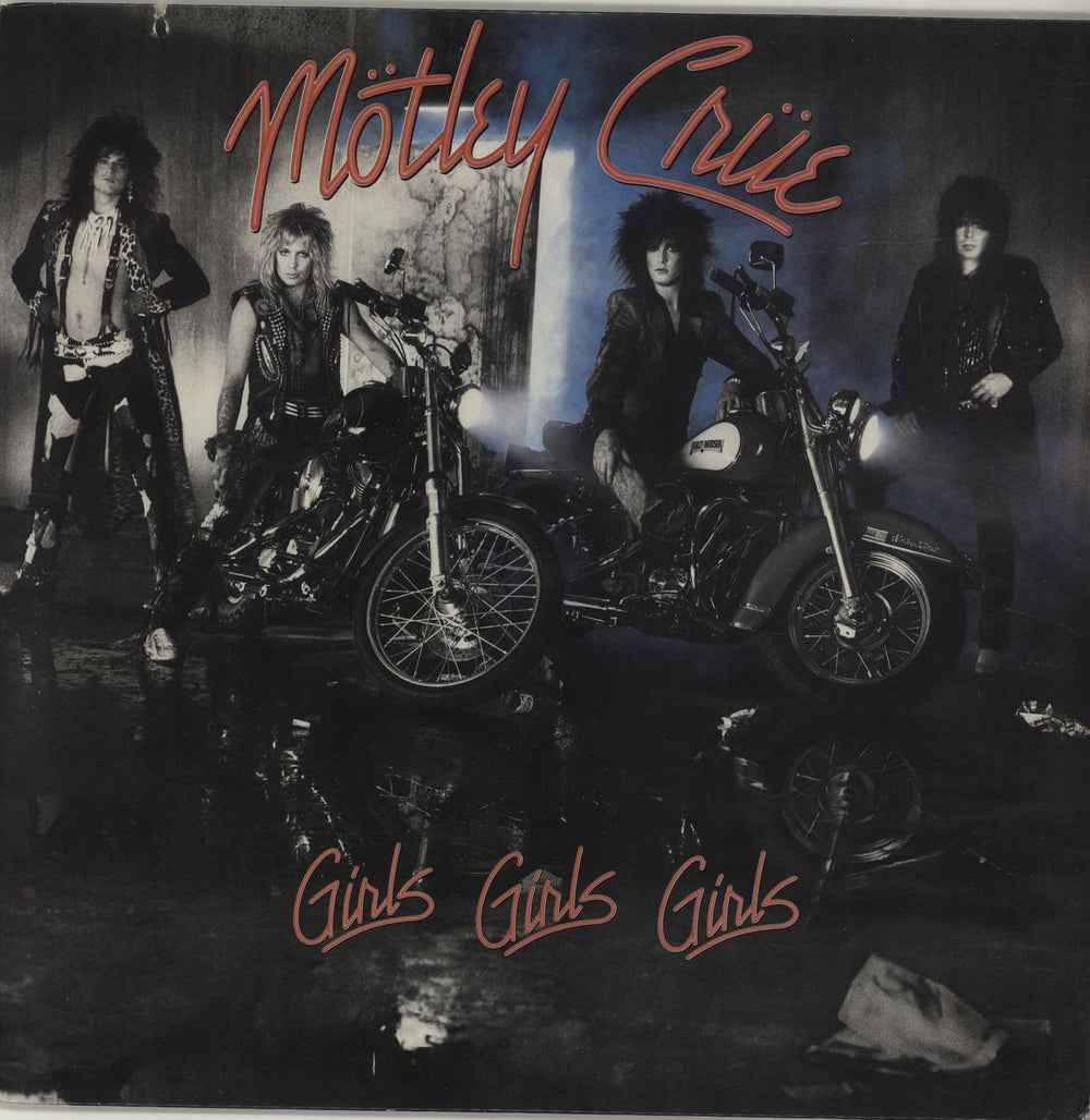 Motley Crue Girls Girls Girls US vinyl LP album (LP record) 60725-1