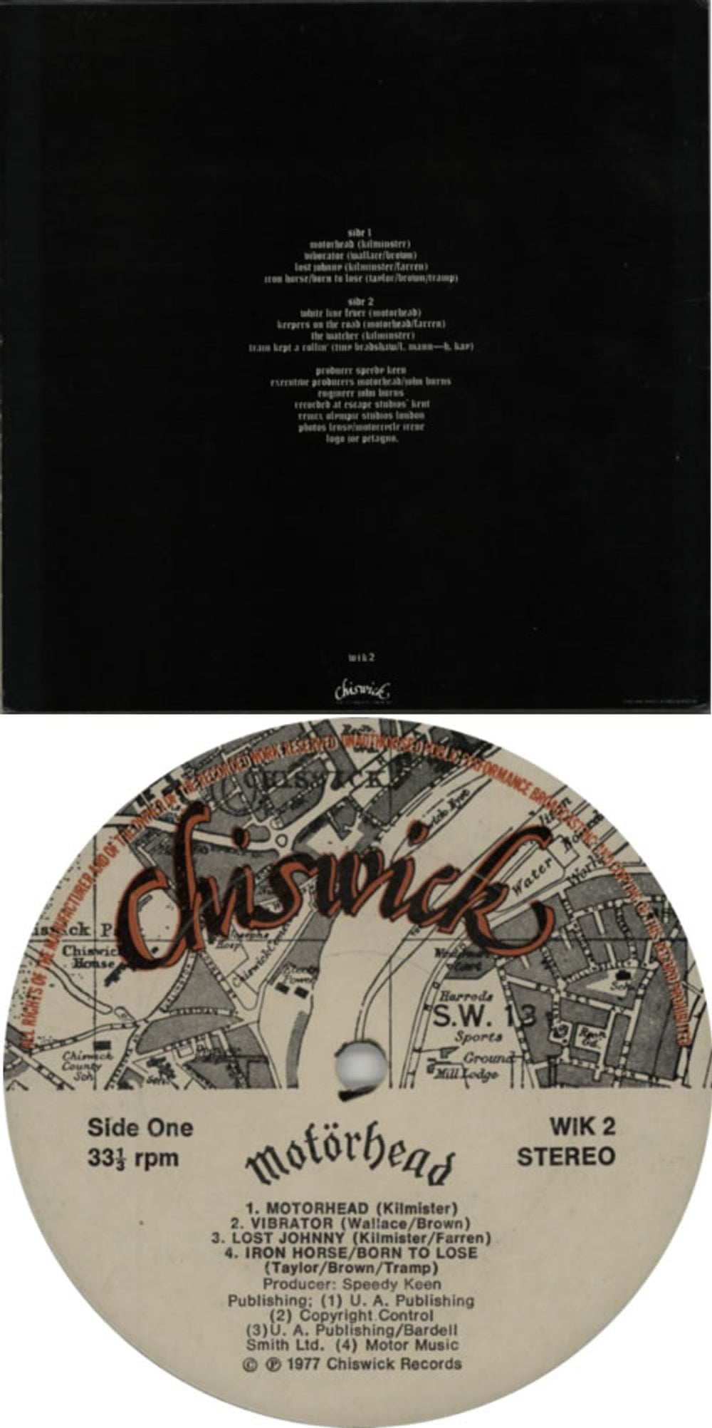 Motorhead Motorhead - Matte UK vinyl LP album (LP record) MOTLPMO603249