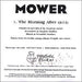 Mower The Morning After UK Promo CD-R acetate CDR ACETATE