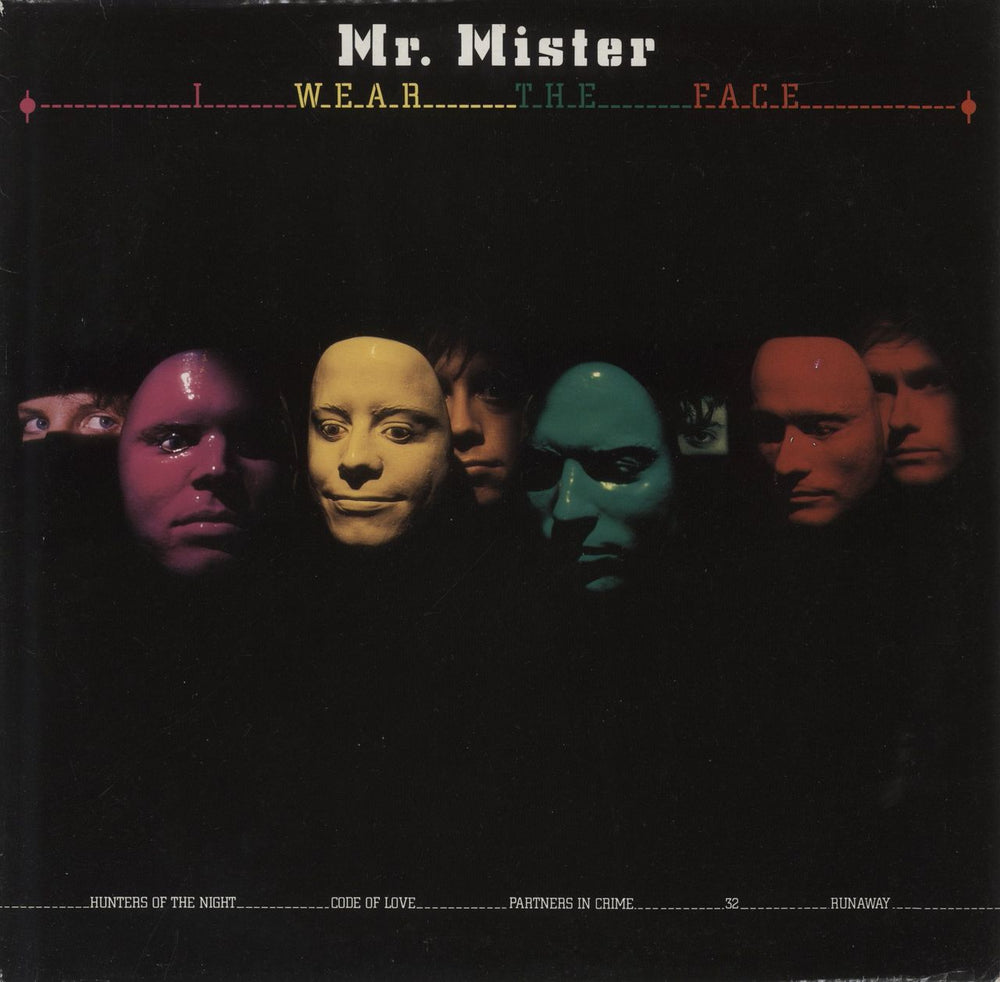 Mr Mister I Wear The Face German vinyl LP album (LP record) PL84864