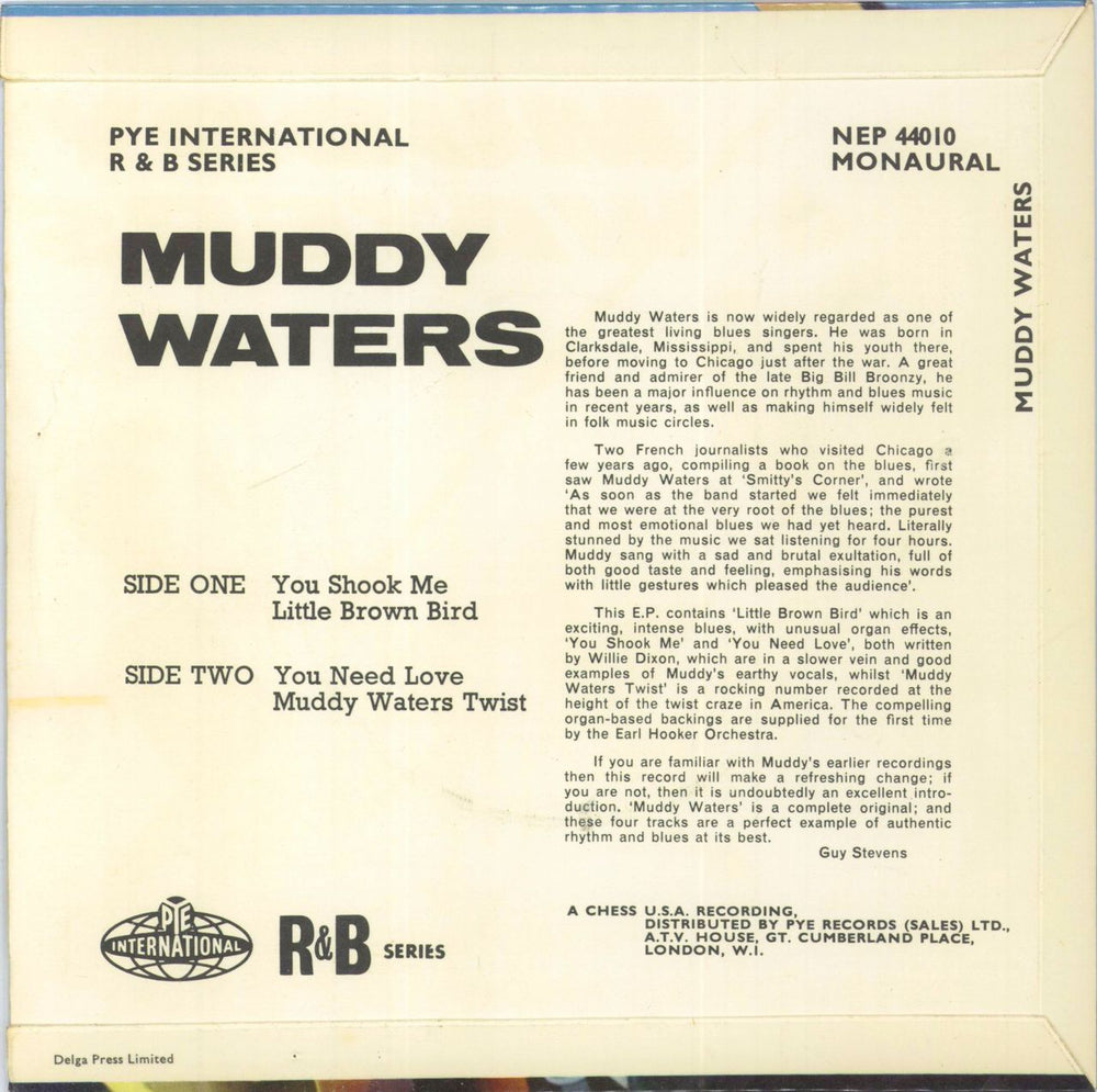 Muddy Waters Muddy Waters EP UK 7" vinyl single (7 inch record / 45) MDW07MU549260