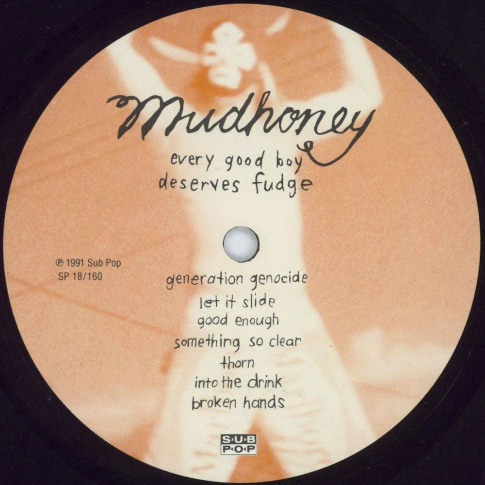 Mudhoney Every Good Boy Deserves Fudge German vinyl LP album (LP record) MUDLPEV334539