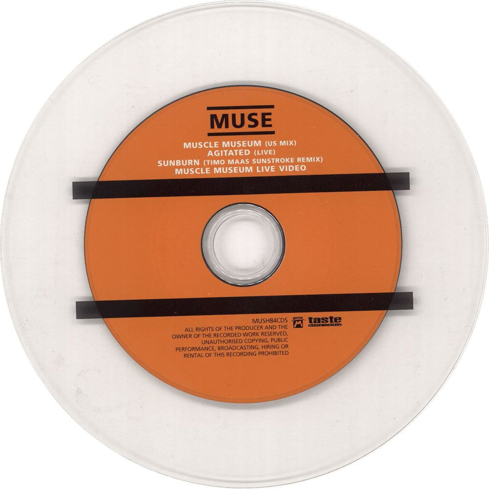 Muse Muscle Museum [2000] - CD1 UK CD single (CD5 / 5") USEC5MU208193