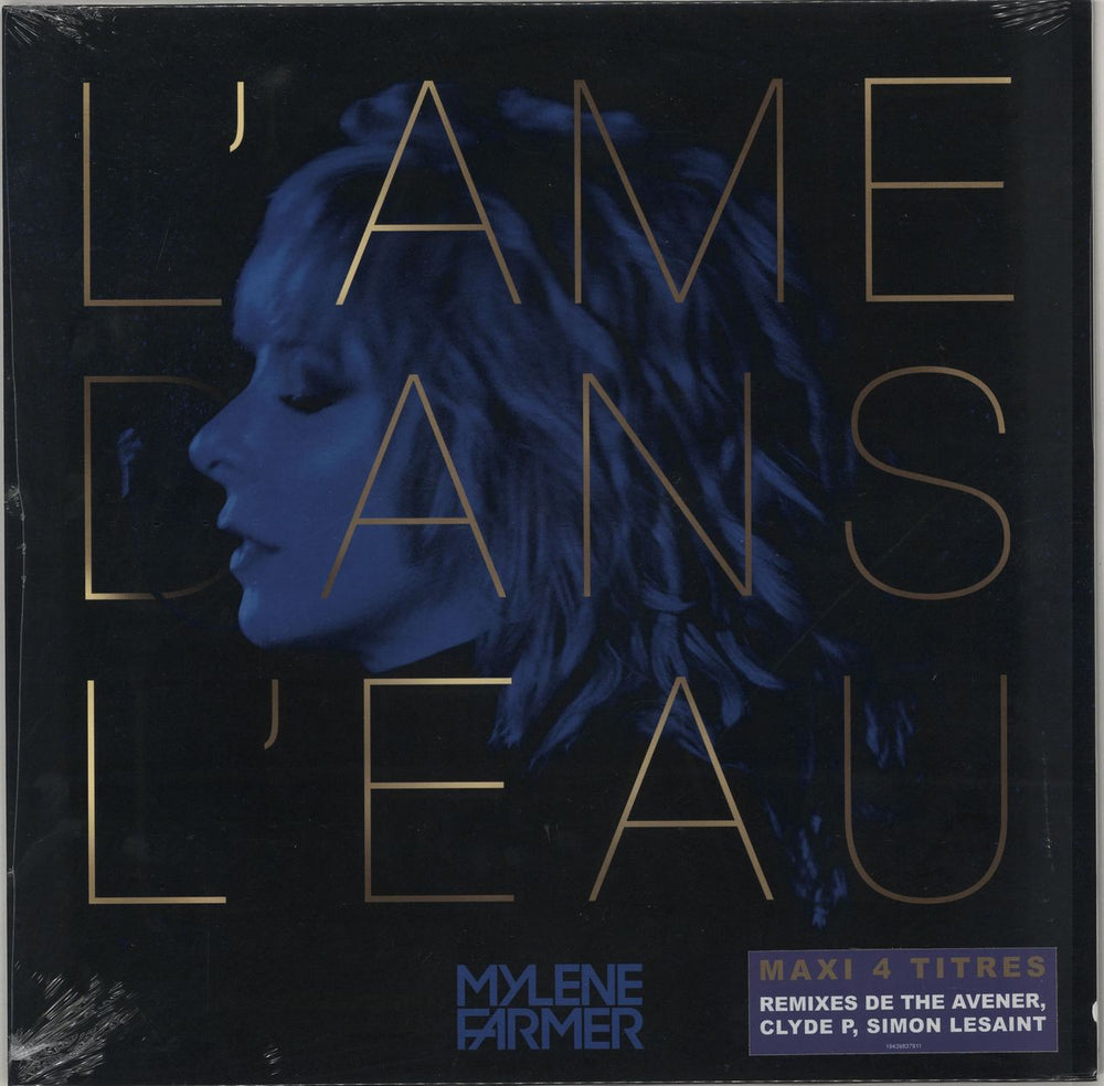 Mylene Farmer J'Ame Dans L'Eau - Gold Vinyl - Sealed French 12" vinyl single (12 inch record / Maxi-single) 19439837911