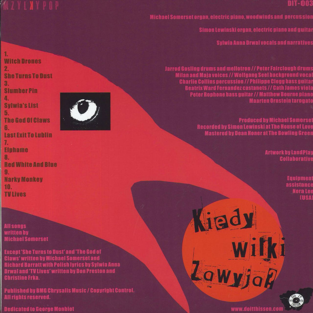 Mzylkpop Kiedy Wilki Zawyja? - Red Vinyl UK vinyl LP album (LP record)