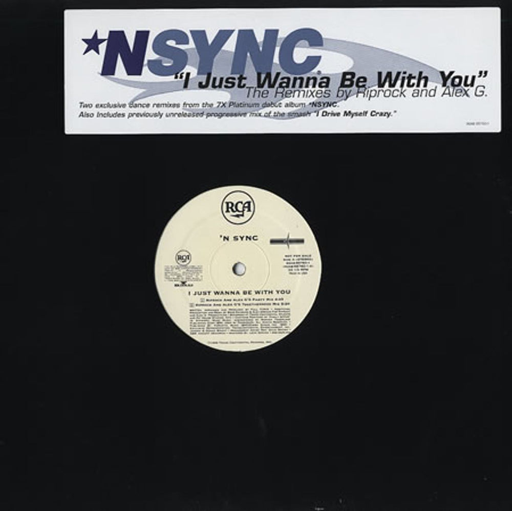 N Sync I Just Wannna Be With You US Promo 12" vinyl single (12 inch record / Maxi-single) RDAB-65760