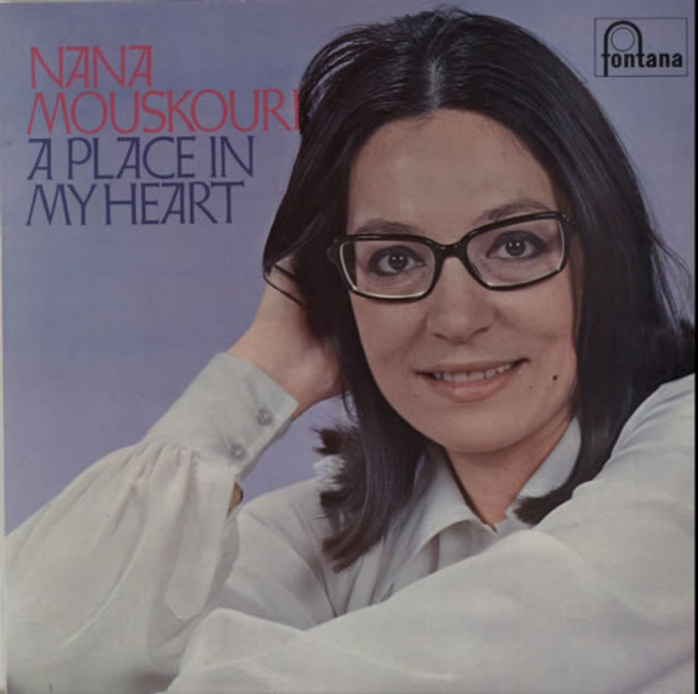 Nana Mouskouri A Place In My Heart UK vinyl LP album (LP record) 6312022