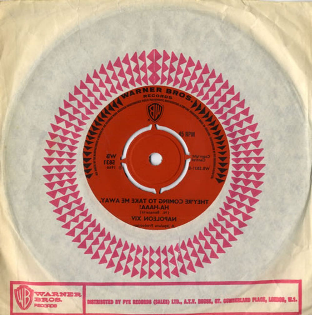 Napoleon XIV They're Coming To Take Me Away, Ha-Haa! UK 7" vinyl single (7 inch record / 45) NPL07TH558541