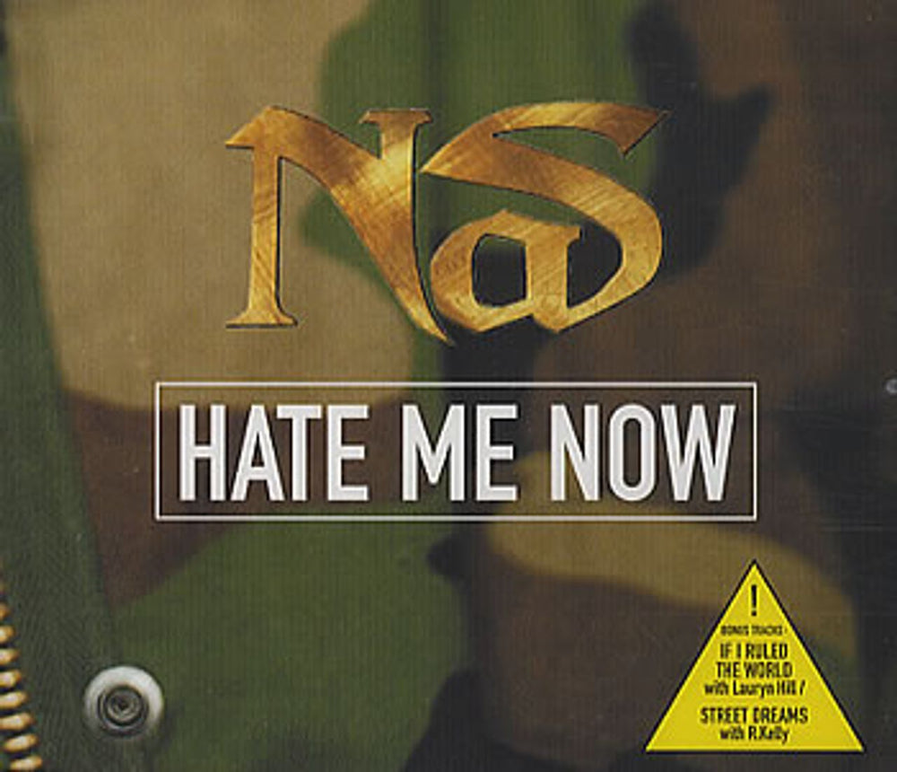 Nas Hate Me Know UK 2-CD single set (Double CD single) N-S2SHA386748