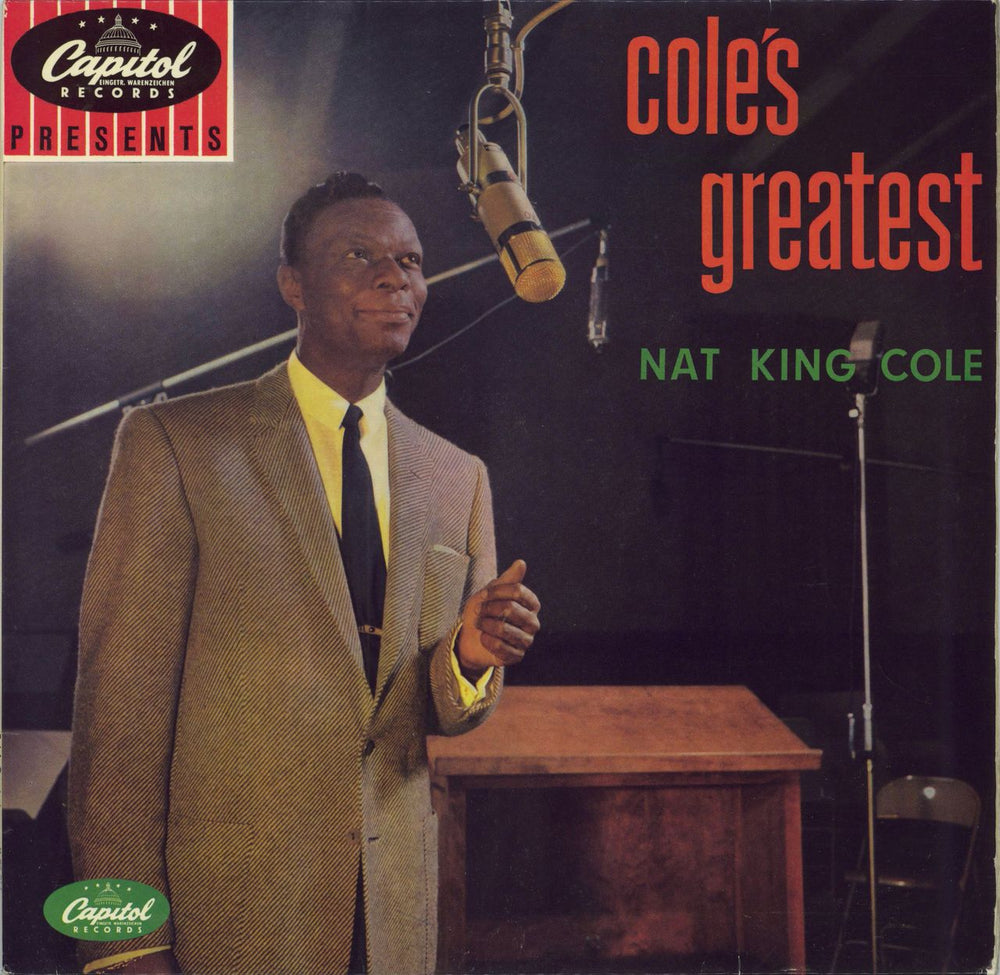 Nat King Cole Cole's Greatest German vinyl LP album (LP record) K73214