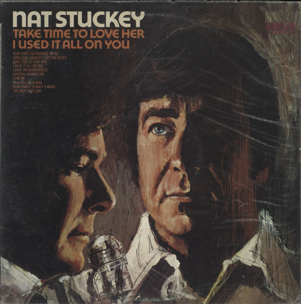 Nat Stuckey Take Time To Love Her / I Used It All On You UK vinyl LP album (LP record) LSA3182