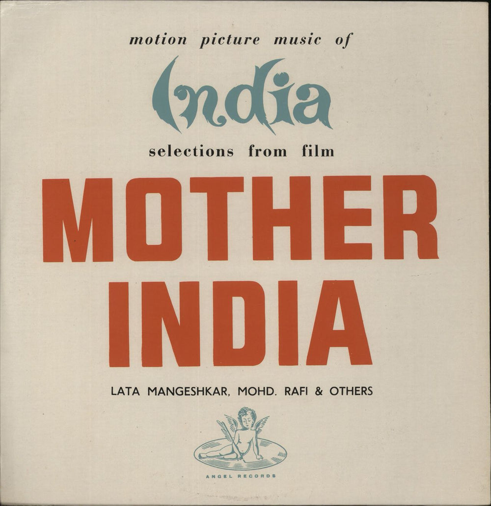 Naushad Mother India Indian vinyl LP album (LP record) 3AEX5001