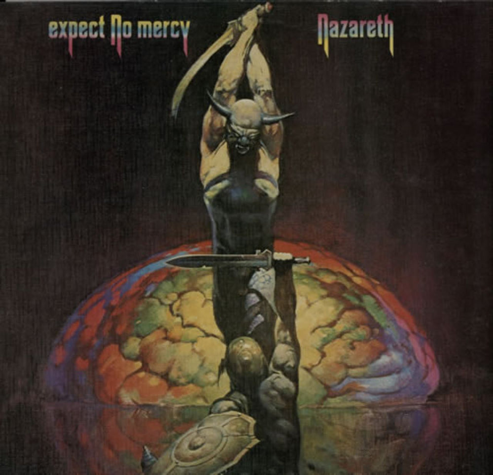 Nazareth Expect No Mercy - EX UK vinyl LP album (LP record) TOPS115