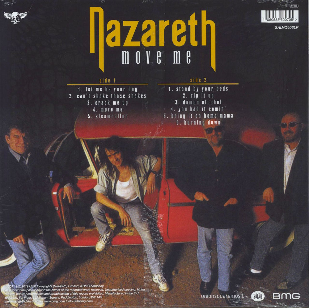 Nazareth Move Me - Burgundy Vinyl - Sealed UK vinyl LP album (LP record)