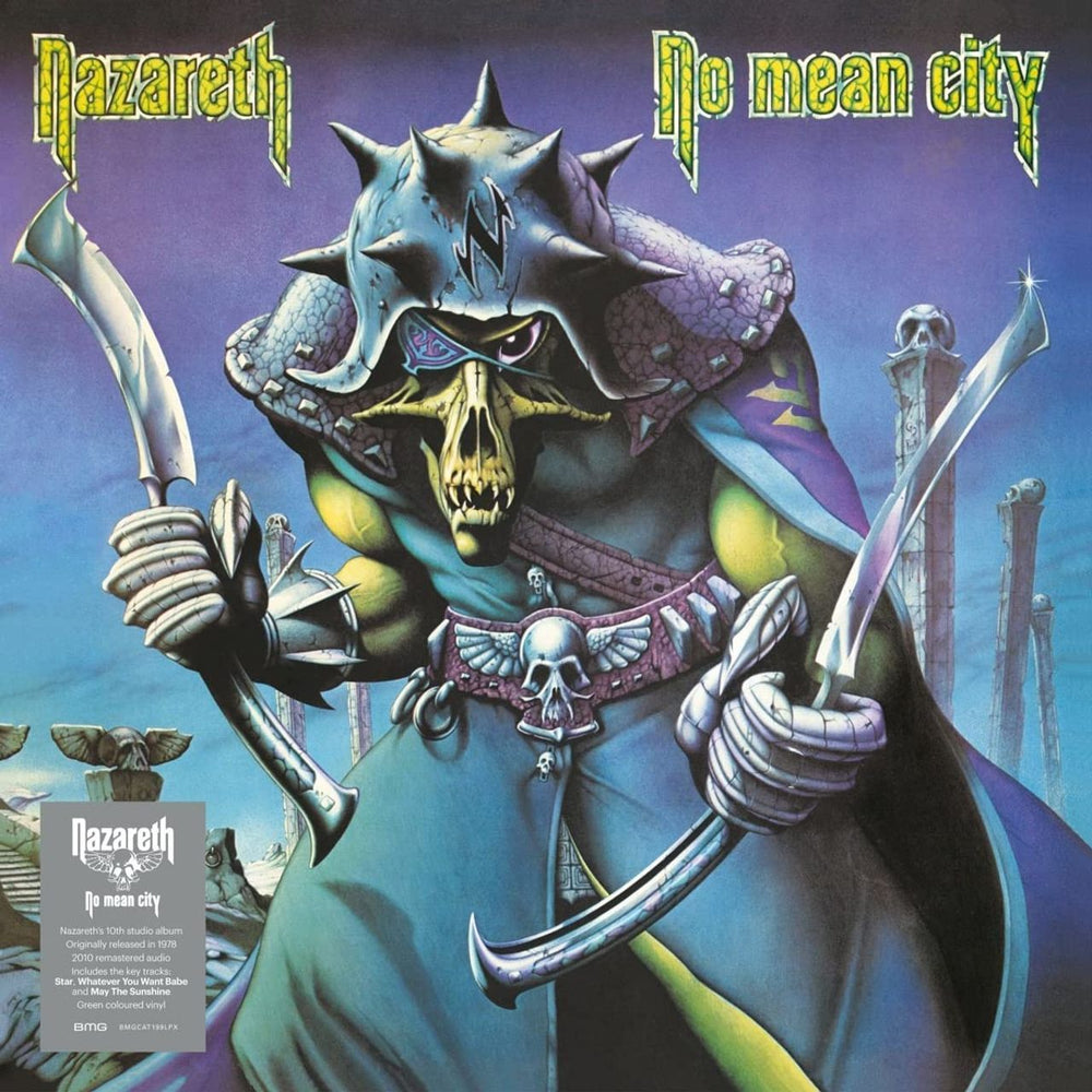 Nazareth No Mean City: Remastered - Green Vinyl - Sealed UK vinyl LP album (LP record) BMGCAT199LPX