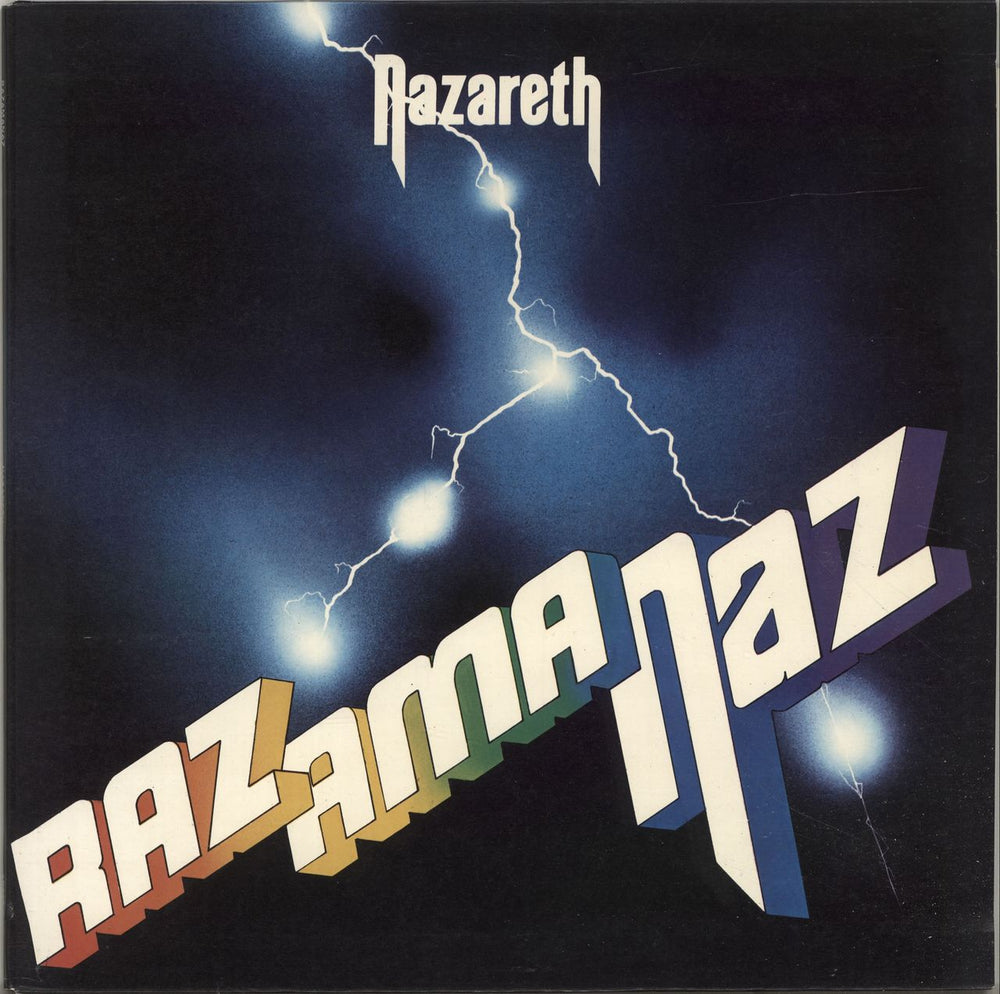 Nazareth Razamanaz UK vinyl LP album (LP record) CREST1