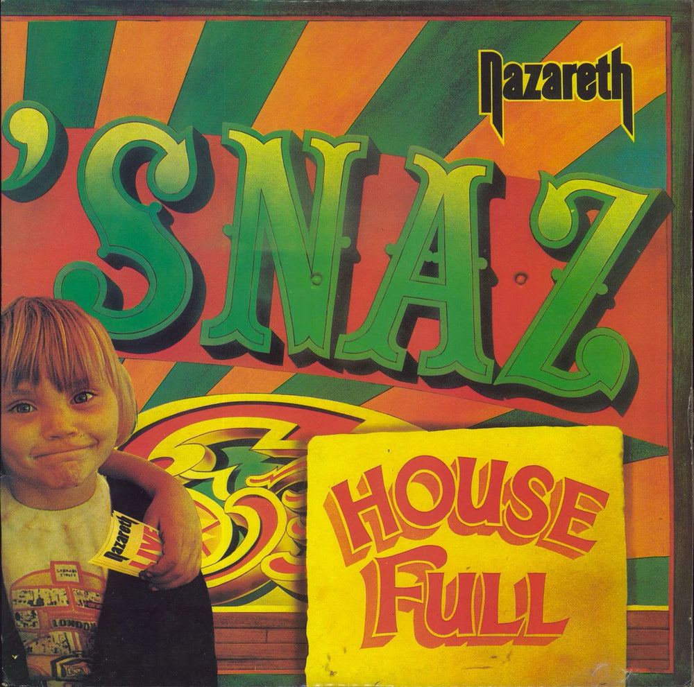 Nazareth 'Snaz UK 2-LP vinyl record set (Double LP Album) SAH134