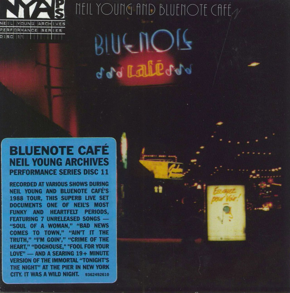 Neil Young Bluenote Café Australian 2 CD album set (Double CD) 9362492610