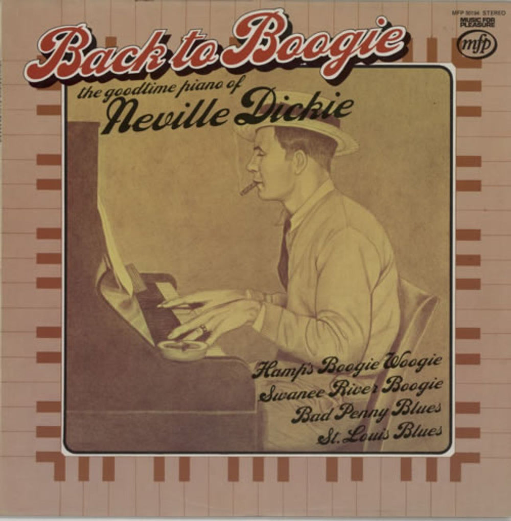 Neville Dickie Back To Boogie UK vinyl LP album (LP record) MFP50194