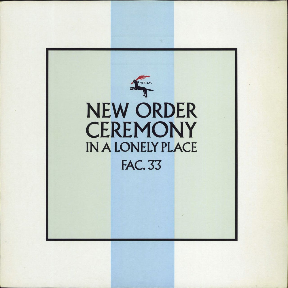 New Order Ceremony - 2nd UK 12" vinyl single (12 inch record / Maxi-single) FAC33/12