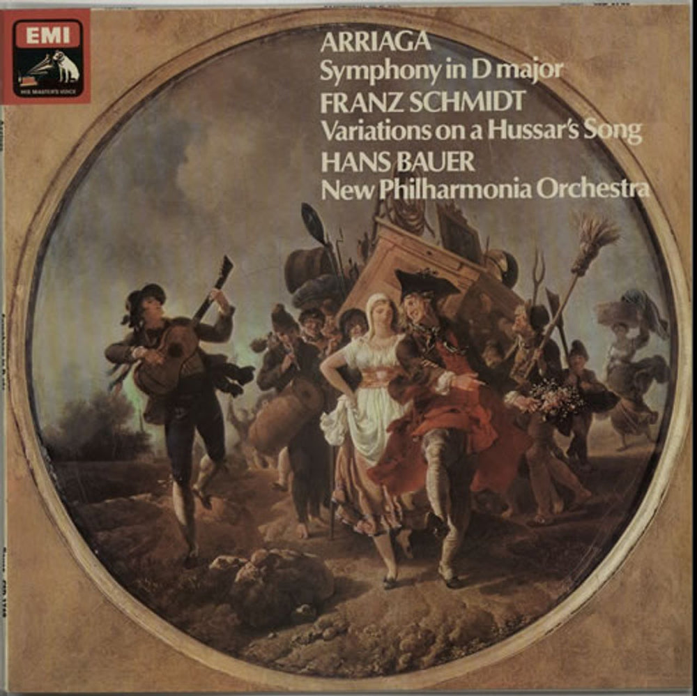 New Philharmonia Orchestra Arriaga: Symphony In D Major / Schmidt: Variations On A Hussar's Song - Sample UK vinyl LP album (LP record) CSD3769