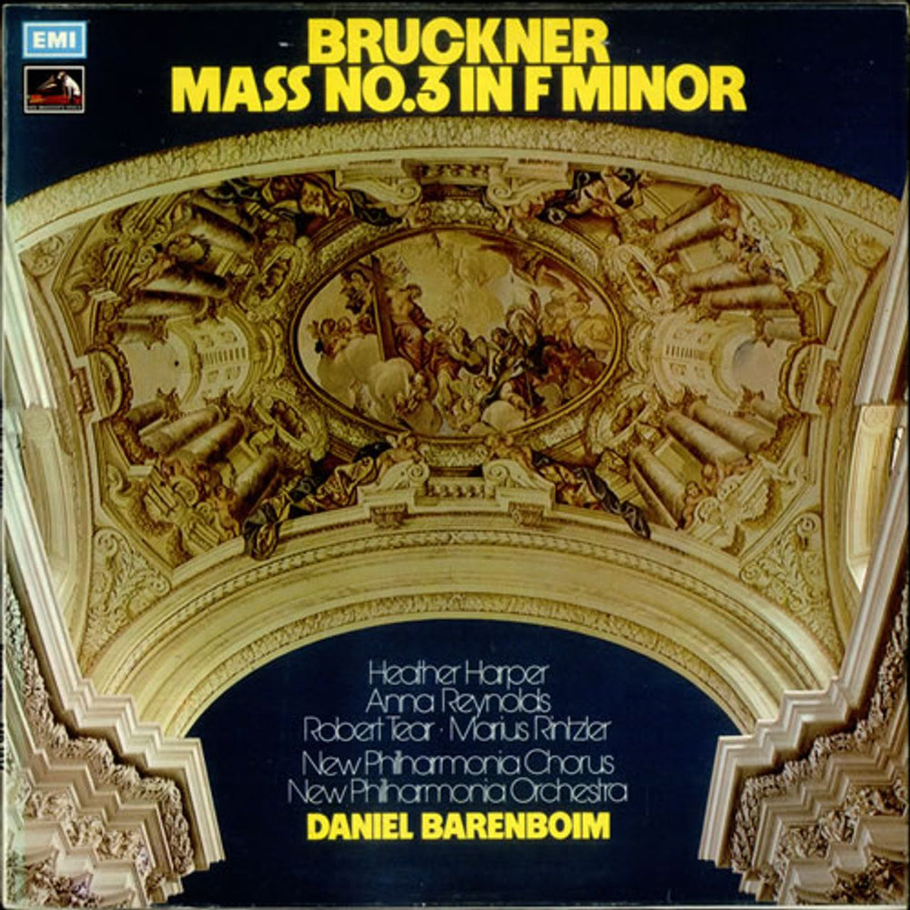 New Philharmonia Orchestra Mass No. 3 in F minor UK vinyl LP album (LP record) ASD2836
