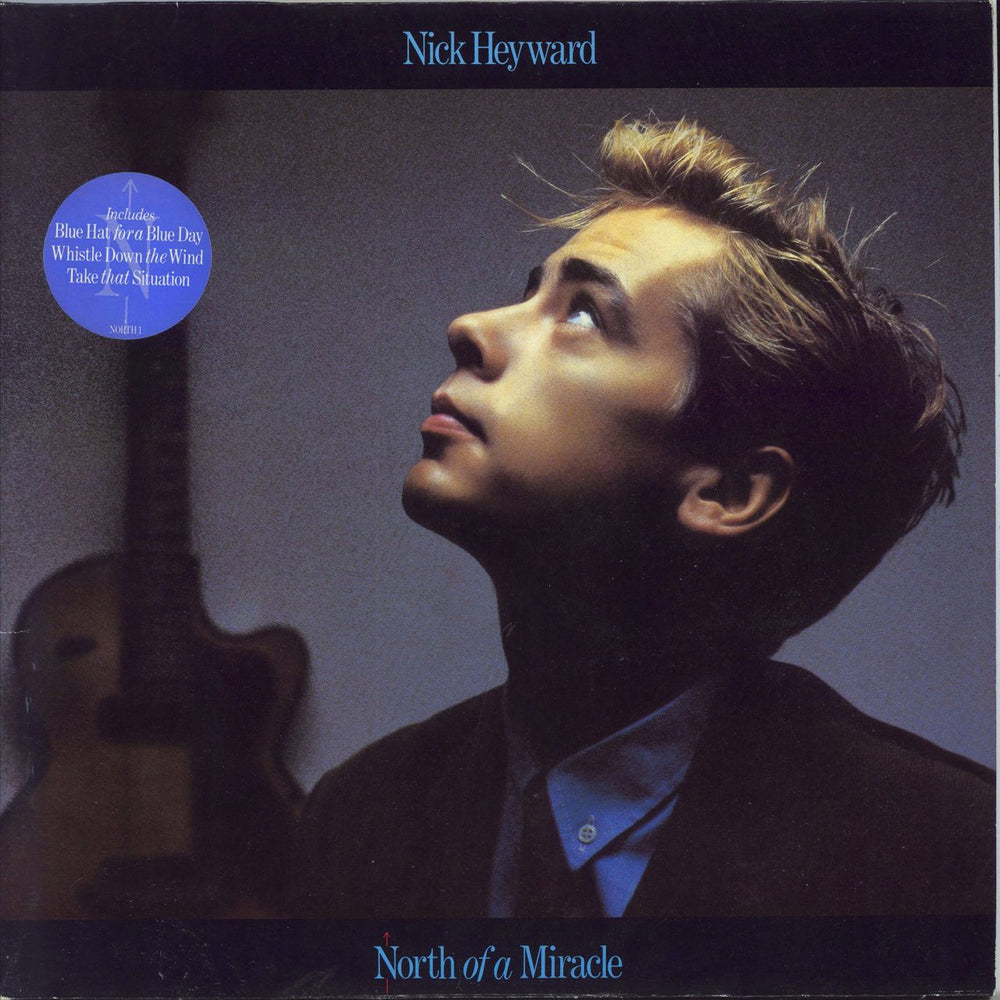 Nick Heyward North Of A Miracle - 3 song hype sticker UK vinyl LP album (LP record) NORTH1