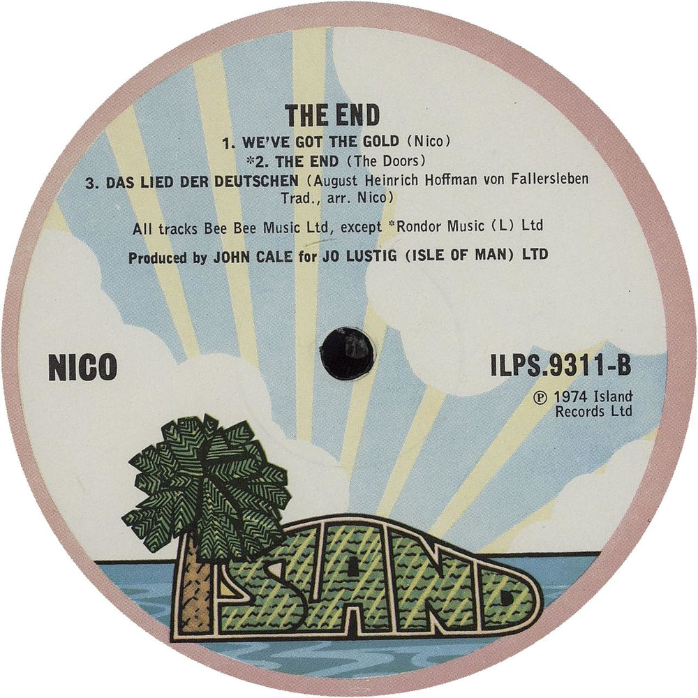 Nico The End - 1st UK vinyl LP album (LP record)