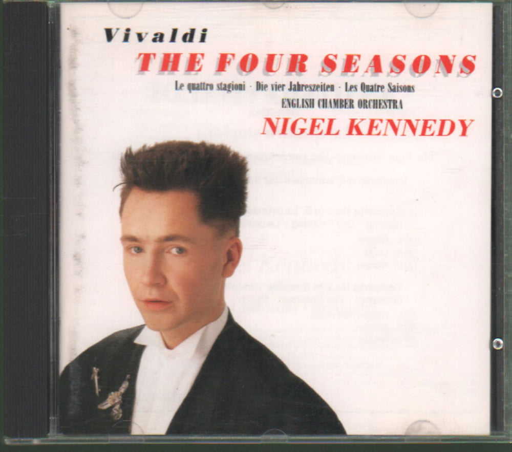 Nigel Kennedy Vivaldi: The Four Seasons UK CD album (CDLP) CDNIGE2