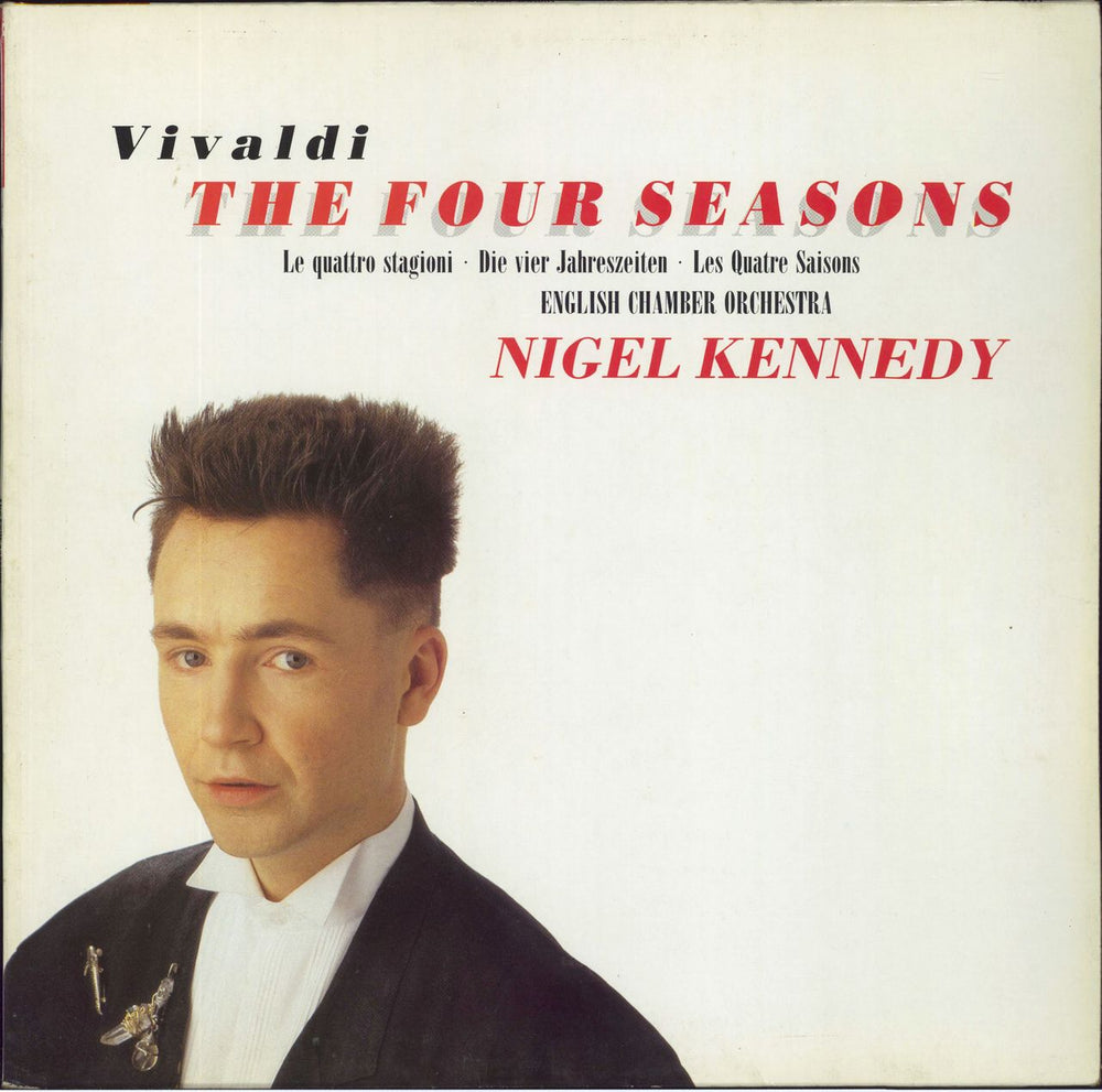 Nigel Kennedy Vivaldi: The Four Seasons - VG UK vinyl LP album (LP record) EL7495571