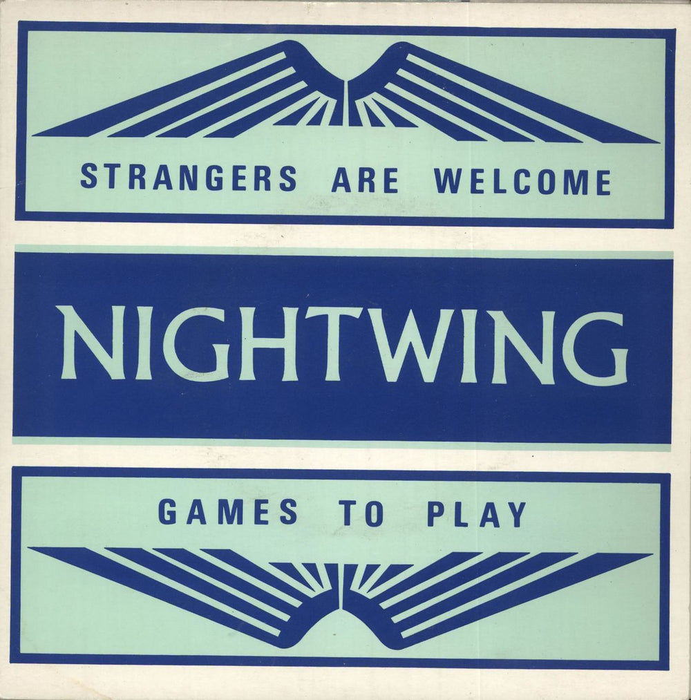 Nightwing Strangers Are Welcome UK 7" vinyl single (7 inch record / 45) GULS80