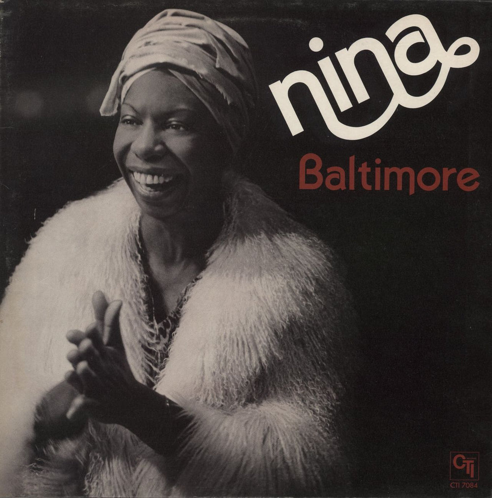 Nina Simone Baltimore - EX UK vinyl LP album (LP record) CTI7084