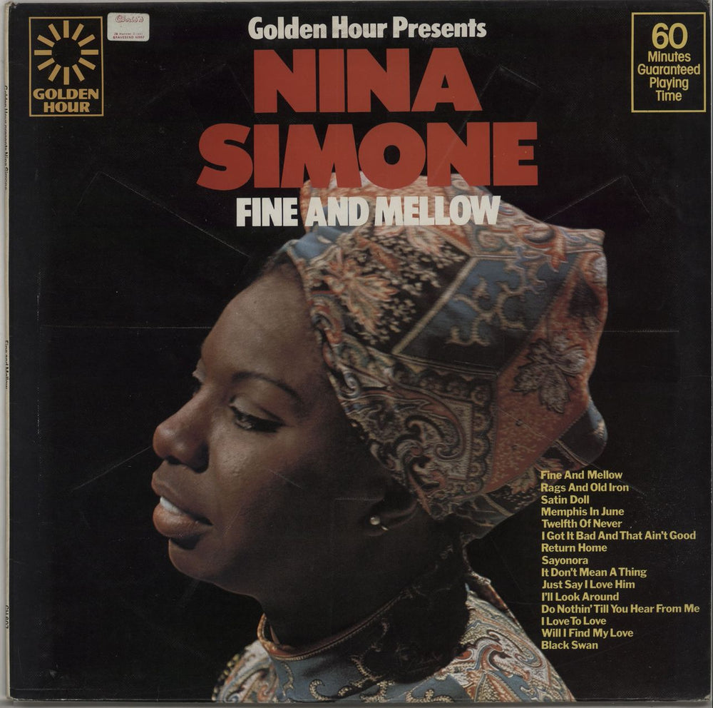 Nina Simone Fine And Mellow UK vinyl LP album (LP record) GH607