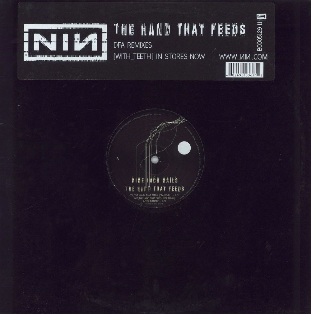 Nine Inch Nails The Hand That Feeds - The DFA Remixes US 12" vinyl single (12 inch record / Maxi-single) BOOO5129-11