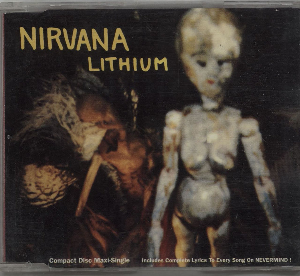 Nirvana (US) Lithium German CD single (CD5 / 5") GED21815