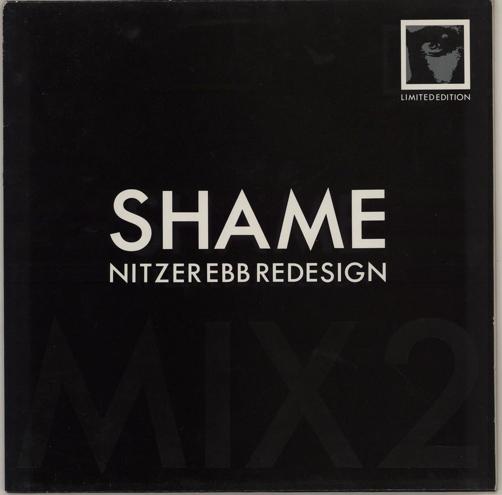 Nitzer Ebb Shame (Mix 2) UK 12" vinyl single (12 inch record / Maxi-single) L12MUTE96